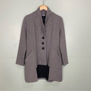 Alembika Gray Geometric Jacket Sz 1 or US 6/8‎